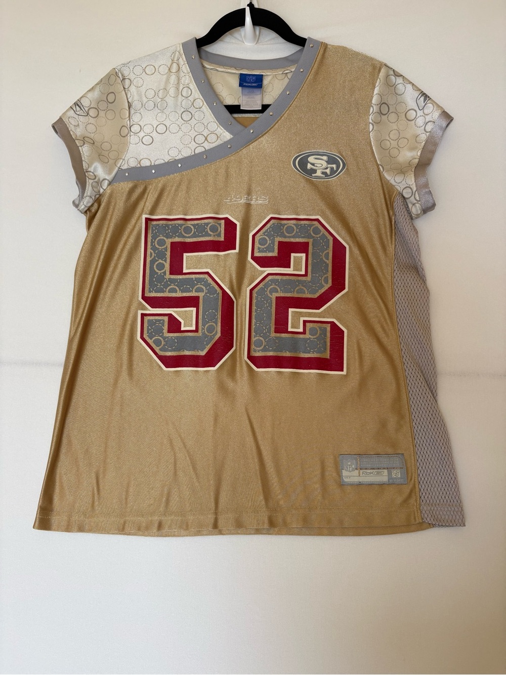 Vintage Rare Special Edition Reebok San Francisco 49ers Willis Jersey Womens L